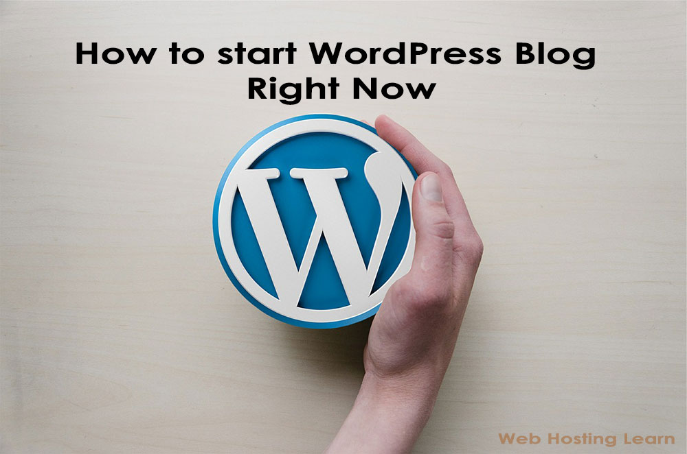 How to start WordPress blog